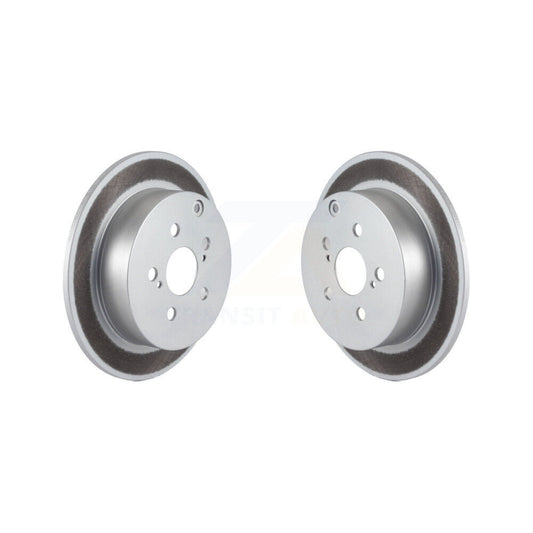 Coated Brake Rotor Rear Pair For Toyota Matrix Corolla Pontiac Vibe Celica Scion