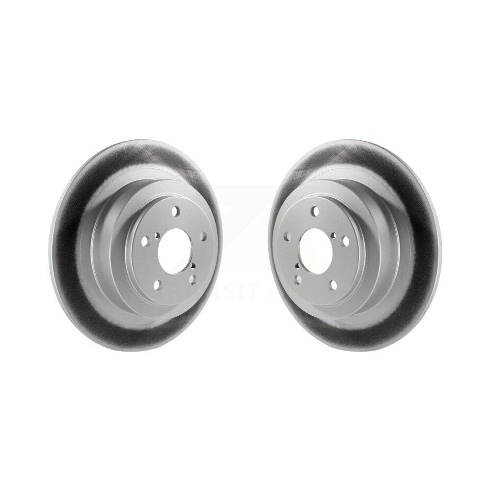 Coated Disc Brake Rotors Rear Pair For Subaru Outback Legacy Baja