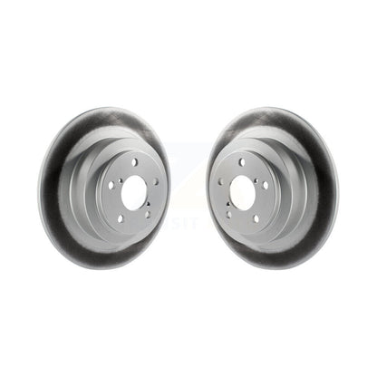 Coated Disc Brake Rotors Rear Pair For Subaru Outback Legacy Baja