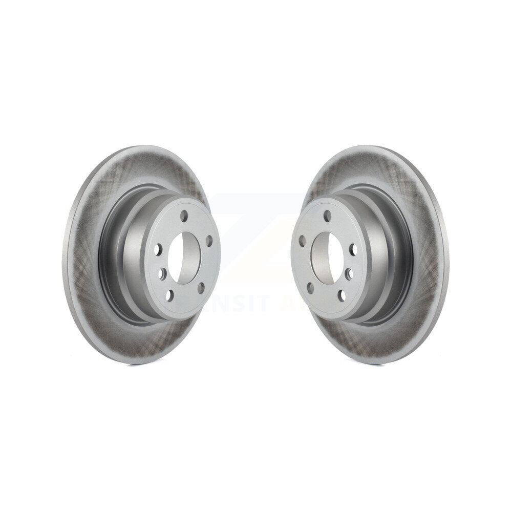 Coated Disc Brake Rotors Rear Pair For BMW X5