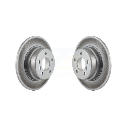 Coated Disc Brake Rotors Rear Pair For BMW X5