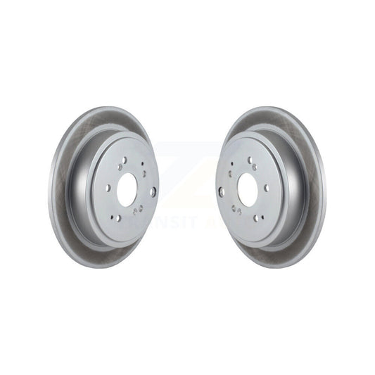 Coated Disc Brake Rotors Rear Pair For Honda Pilot Acura MDX