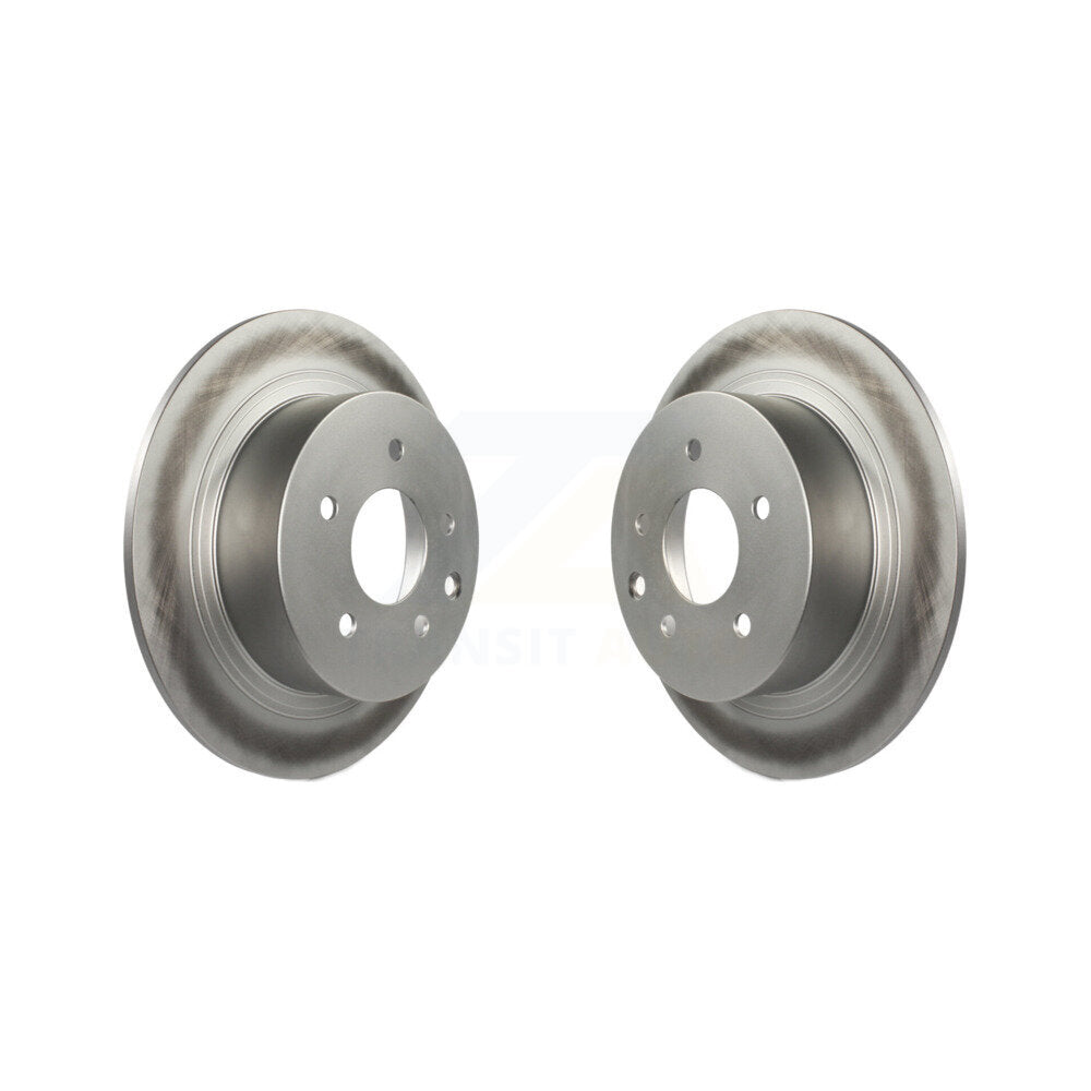 Coated Disc Brake Rotors Rear Pair For Nissan Sentra Altima Juke Maxima