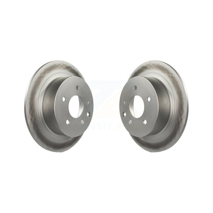 Coated Disc Brake Rotors Rear Pair For Nissan Sentra Altima Juke Maxima