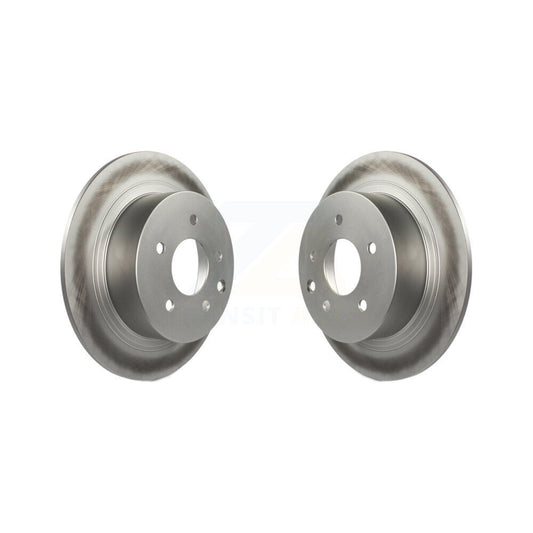 Coated Disc Brake Rotors Rear Pair For Nissan Sentra Altima Juke Maxima