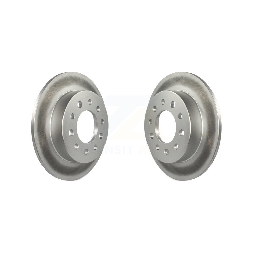 Coated Disc Brake Rotors Rear Pair For 2003-2008 Hyundai Tiburon