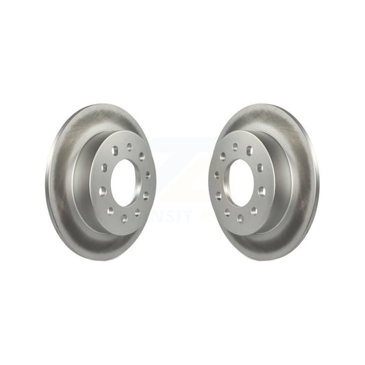Coated Disc Brake Rotors Rear Pair For 2003-2008 Hyundai Tiburon