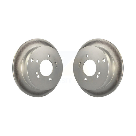 Coated Disc Brake Rotors Rear Pair For Hyundai Tucson Kia Sportage Santa Fe