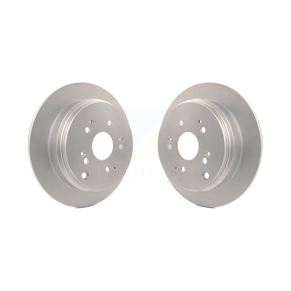 Coated Disc Brake Rotors Rear Pair For 2002-2004 Honda Odyssey