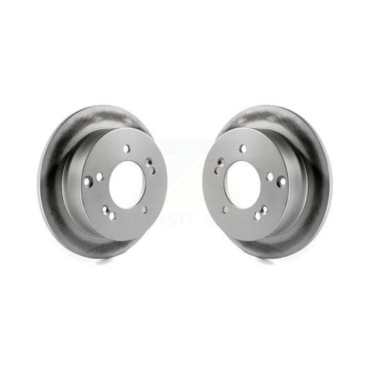 Coated Brake Rotor Rear Pair For Hyundai Sonata Tucson Kia Sportage Optima XG350