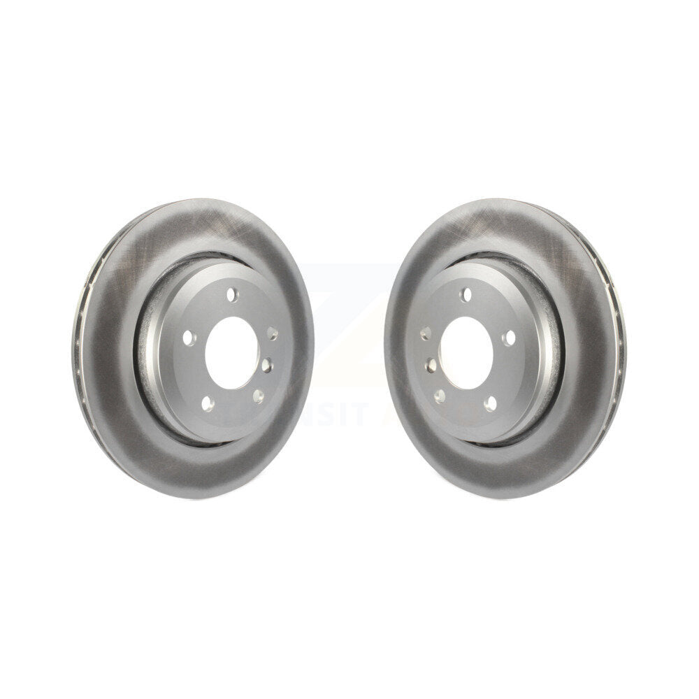 Coated Disc Brake Rotors Rear Pair For BMW 330Ci 320i 330i 330xi
