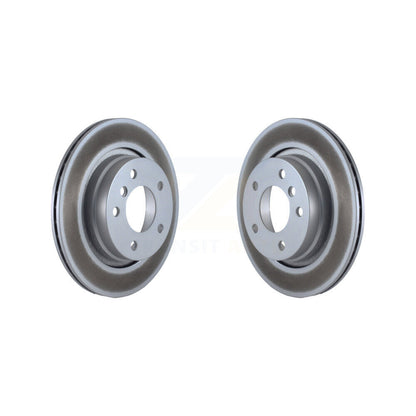 Coated Disc Brake Rotor Rear Pair For BMW 325i 325Ci 328i 323i 323Ci 328is 328Ci