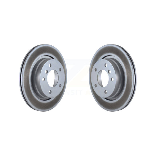 Coated Disc Brake Rotor Rear Pair For BMW 325i 325Ci 328i 323i 323Ci 328is 328Ci