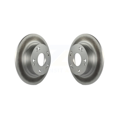 Coated Disc Brake Rotors Rear Pair For Honda Accord Acura TSX
