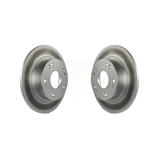 Coated Disc Brake Rotors Rear Pair For Honda Accord Acura TSX