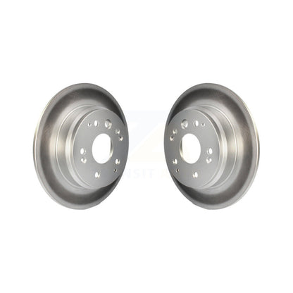 Coated Disc Brake Rotors Rear Pair For Acura TL Honda Element