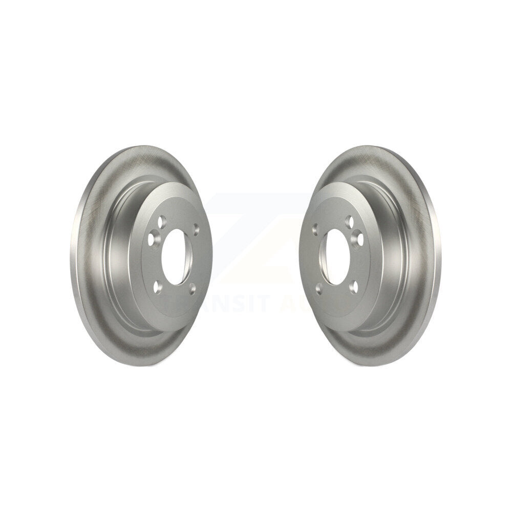 Coated Disc Brake Rotors Rear Pair For Mini Cooper