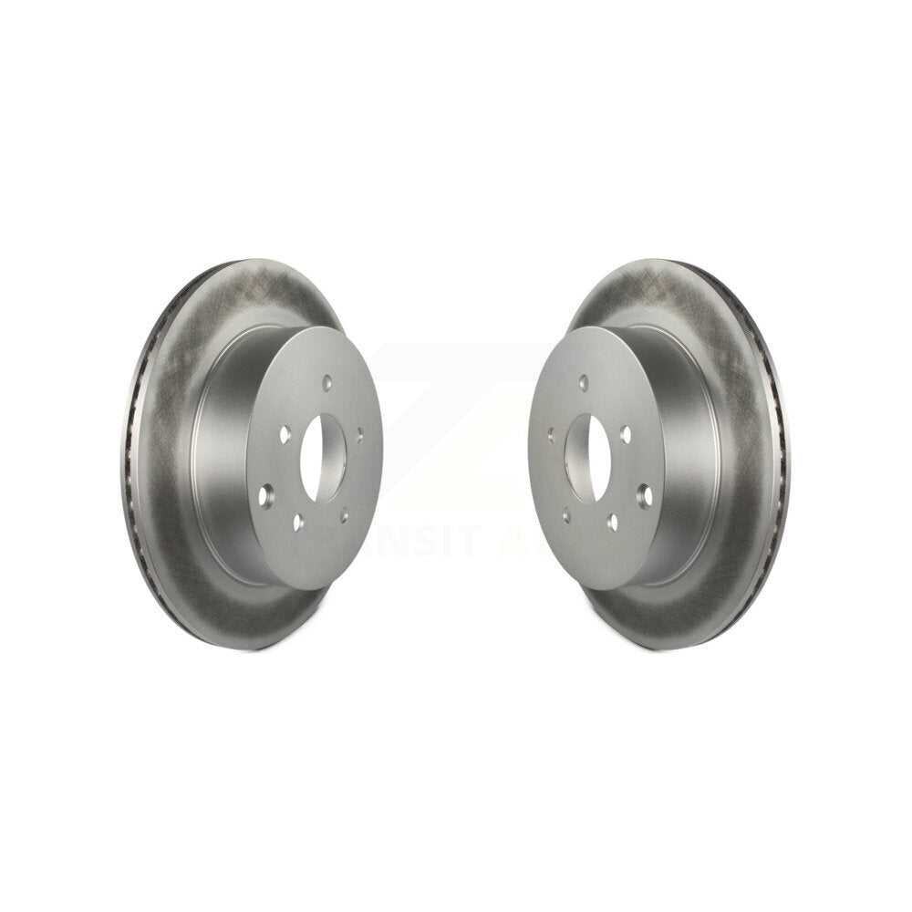 Coated Brake Rotor Rear Pair For Nissan Murano INFINITI Pathfinder QX60 Q50 FX35