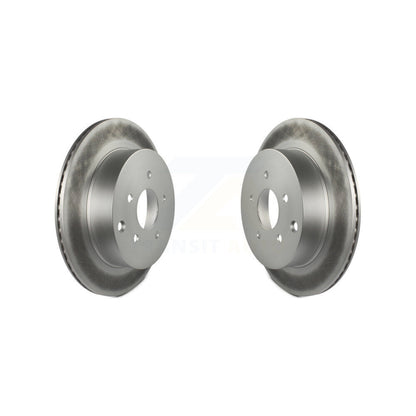 Coated Brake Rotor Rear Pair For Nissan Murano INFINITI Pathfinder QX60 Q50 FX35