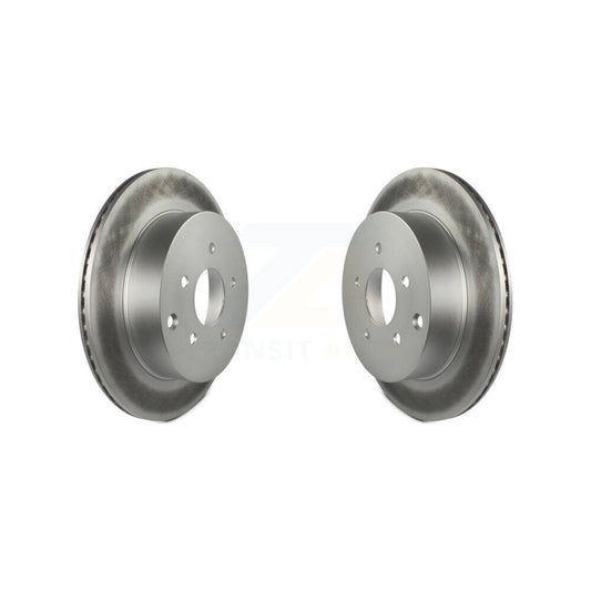 Coated Brake Rotor Rear Pair For Nissan Murano INFINITI Pathfinder QX60 Q50 FX35