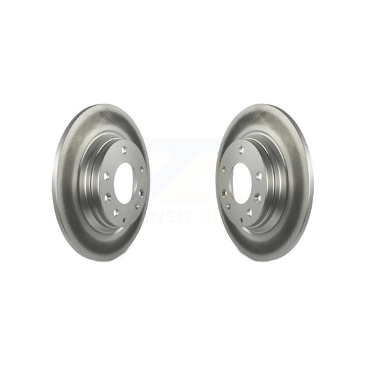 Coat Brake Rotor Rear Pair For Ford Fusion Mazda 6 MX-5 Miata Lincoln MKZ Zephyr