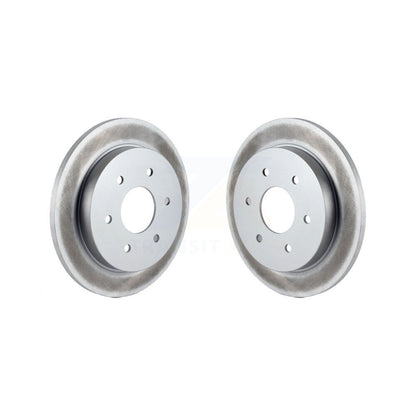 Coat Disc Brake Rotor Rear Pair For Nissan TITAN Armada INFINITI QX56 Pathfinder