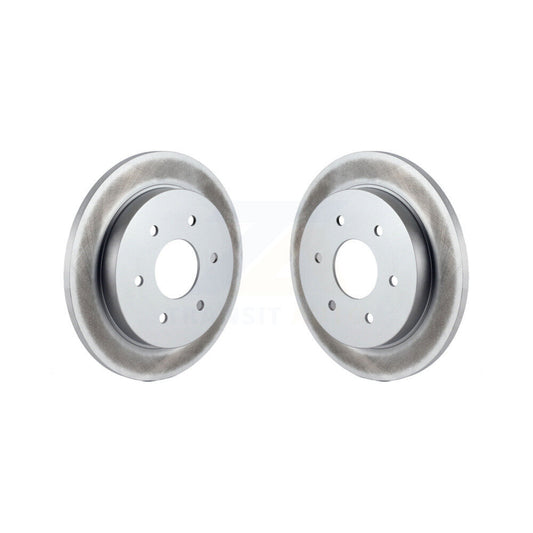 Coat Disc Brake Rotor Rear Pair For Nissan TITAN Armada INFINITI QX56 Pathfinder