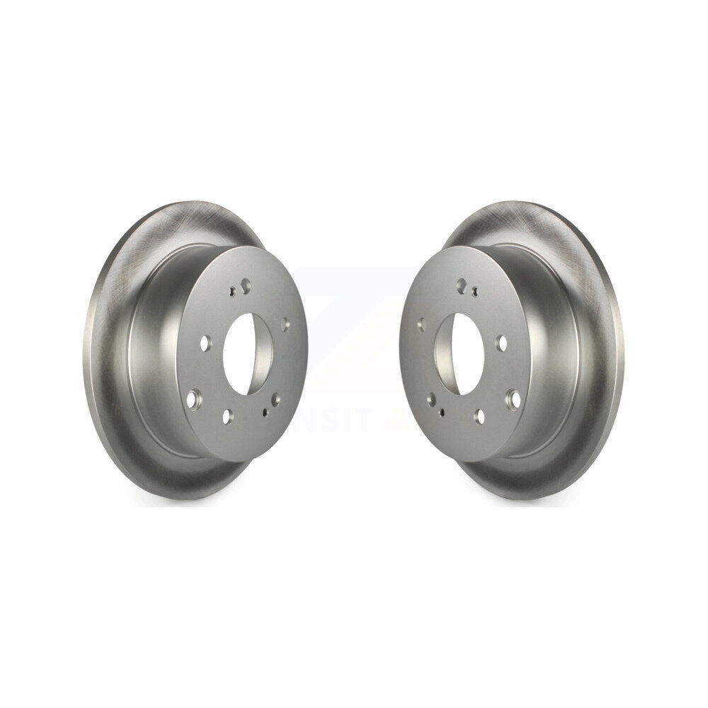 Coated Disc Brake Rotors Rear Pair For Mitsubishi Eclipse Galant