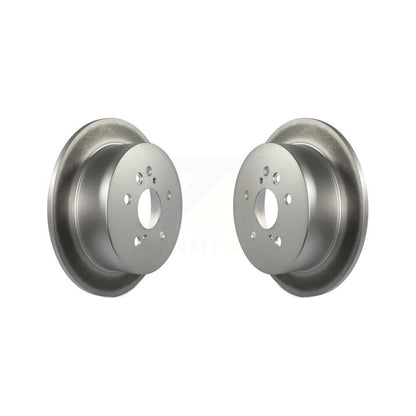 Coated Disc Brake Rotor Rear Pair For Lexus RX350 Toyota Highlander RX330 RX400h