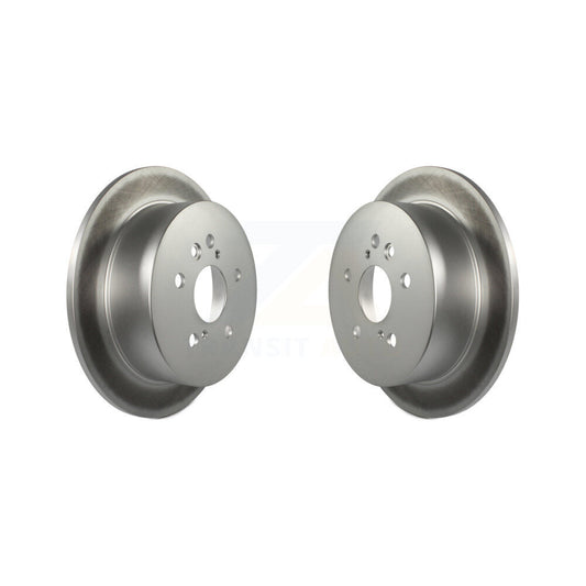 Coated Disc Brake Rotor Rear Pair For Lexus RX350 Toyota Highlander RX330 RX400h