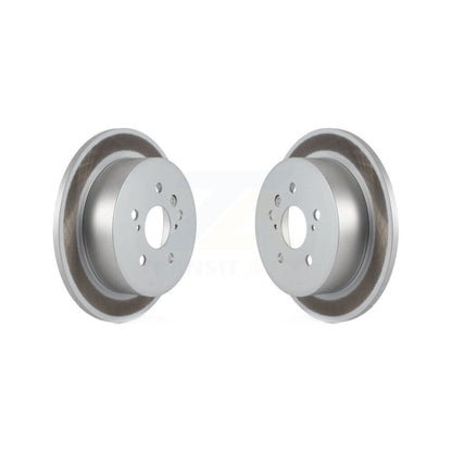 Coated Disc Brake Rotors Rear Pair For 2004-2010 Toyota Sienna
