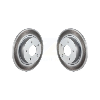 Coated Disc Brake Rotors Rear Pair For Mazda 3 Sport