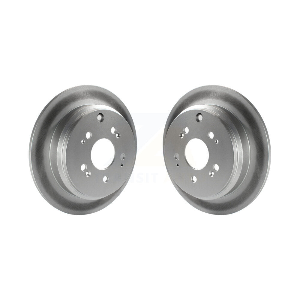 Coated Disc Brake Rotors Rear Pair For 2005-2010 Honda Odyssey