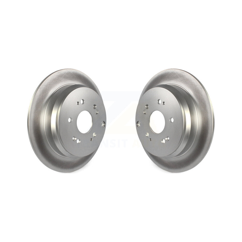 Coated Disc Brake Rotors Rear Pair For Honda CR-V Acura RDX