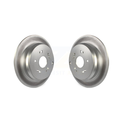 Coated Disc Brake Rotors Rear Pair For Honda CR-V Acura RDX