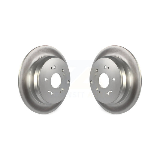 Coated Disc Brake Rotors Rear Pair For Honda CR-V Acura RDX