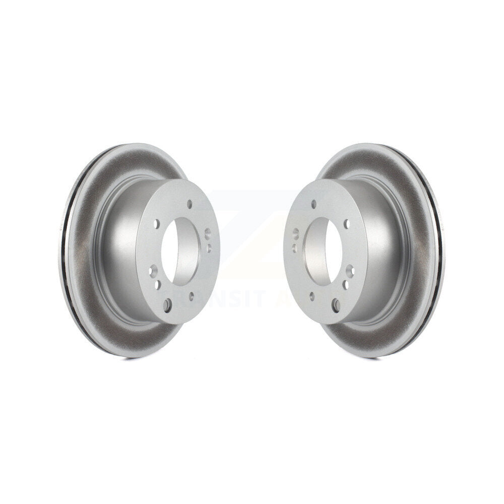 Coated Disc Brake Rotors Rear Pair For 2003-2006 Kia Sorento