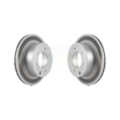 Coated Disc Brake Rotors Rear Pair For 2003-2006 Kia Sorento