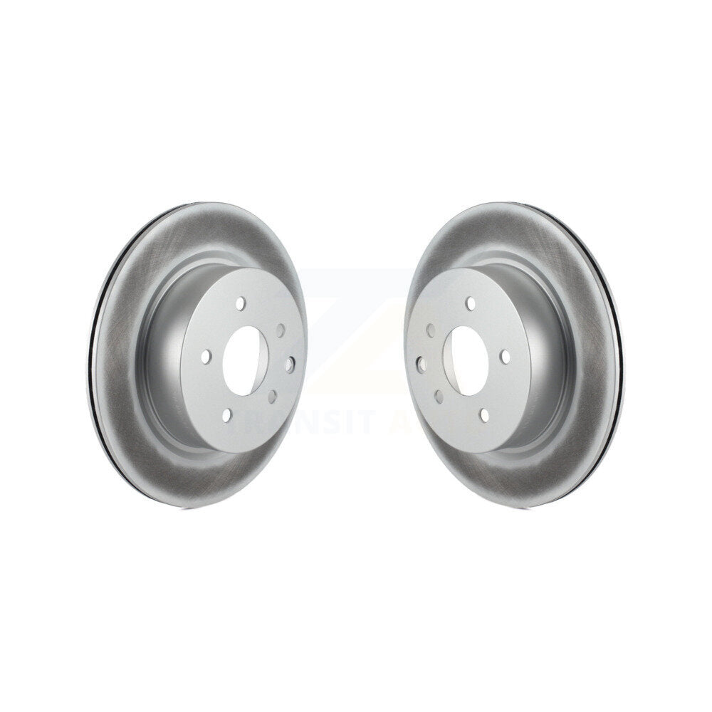 Coat Brake Rotor Rear Pair For INFINITI Nissan Maxima G37 QX50 EX35 370Z G35 M35