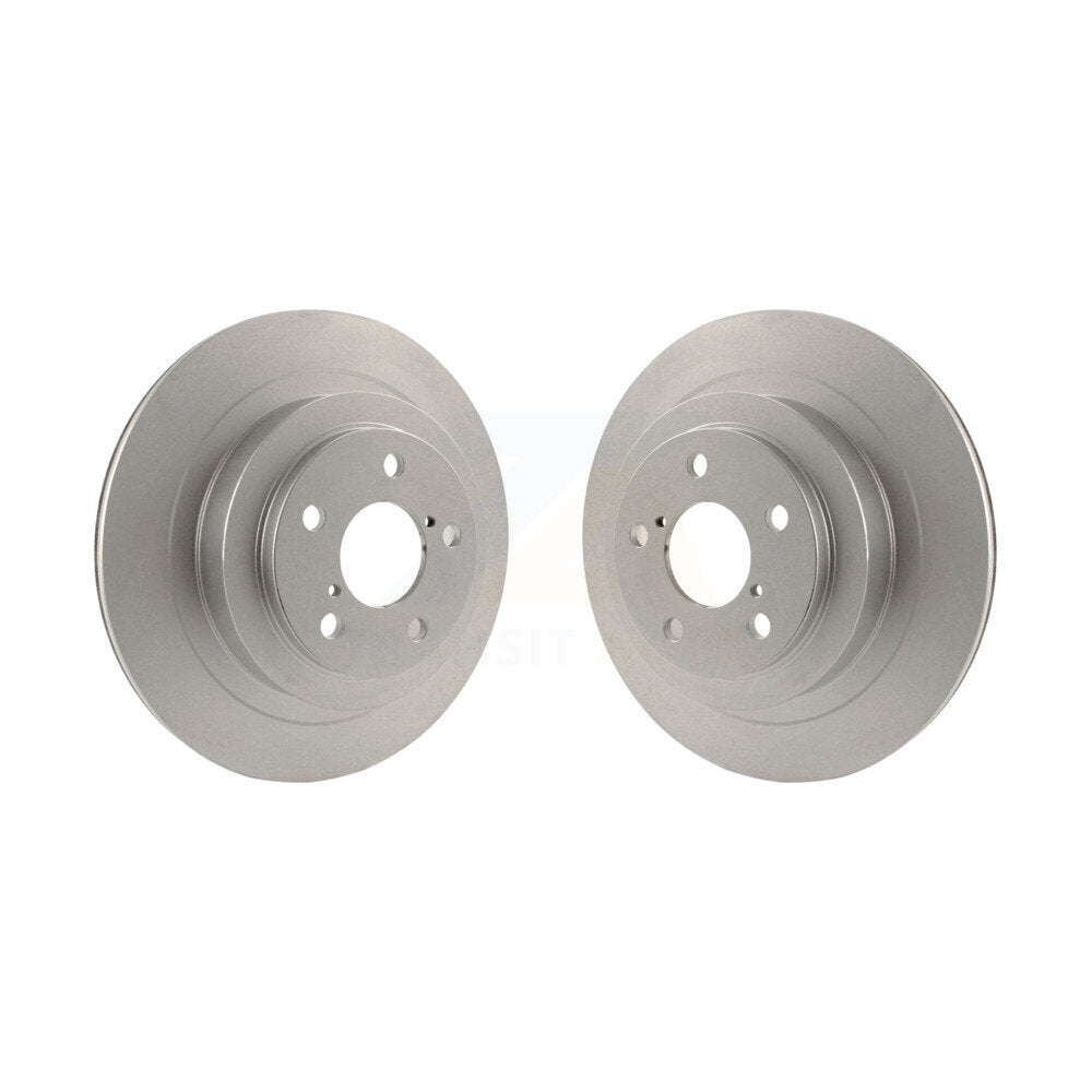 Coated Disc Brake Rotors Rear Pair For Subaru Legacy Impreza