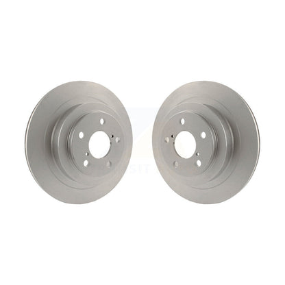 Coated Disc Brake Rotors Rear Pair For Subaru Legacy Impreza