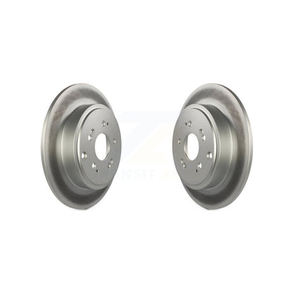 Coated Disc Brake Rotors Rear Pair For 2006-2014 Honda Ridgeline