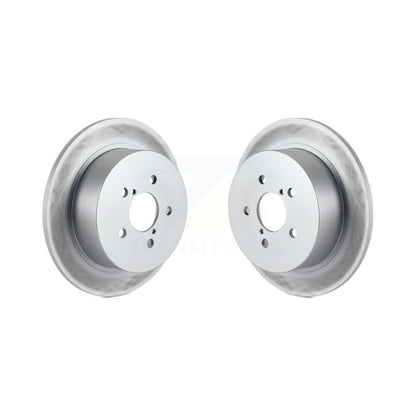 Coated Disc Brake Rotors Rear Pair For Subaru Outback Legacy