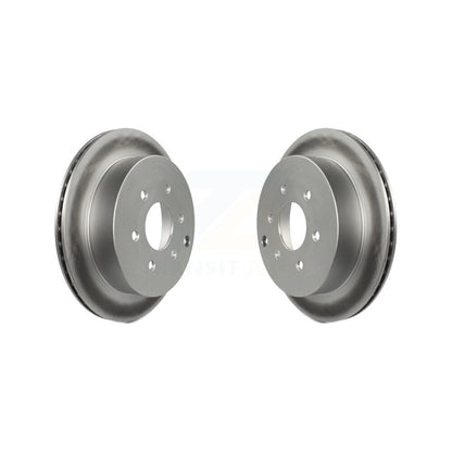 Coated Disc Brake Rotors Rear Pair For Nissan Frontier Xterra Suzuki Equator