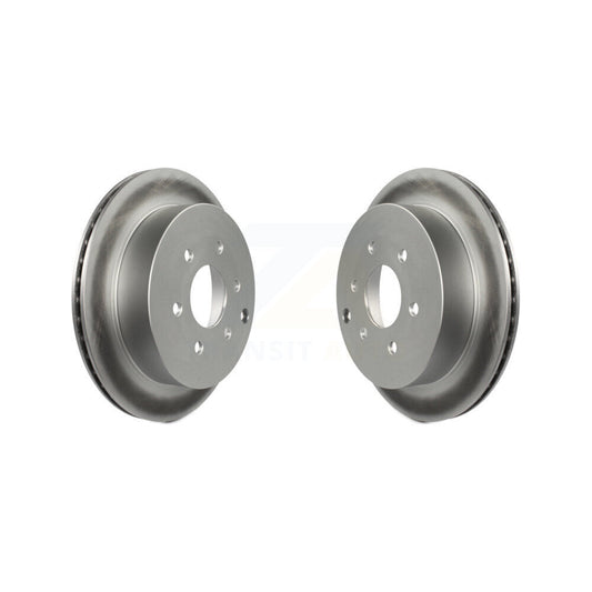 Coated Disc Brake Rotors Rear Pair For Nissan Frontier Xterra Suzuki Equator