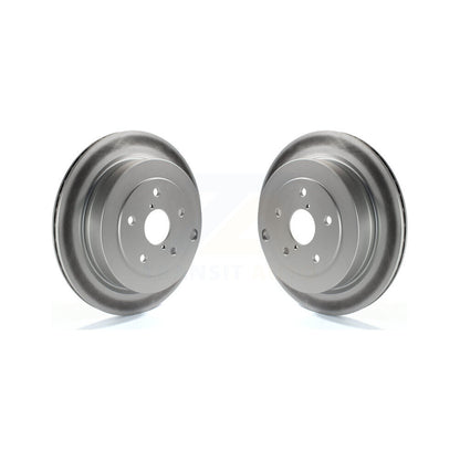Coated Disc Brake Rotors Rear Pair For Subaru Tribeca B9