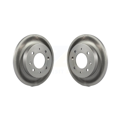 Coated Disc Brake Rotors Rear Pair For Kia Spectra Spectra5