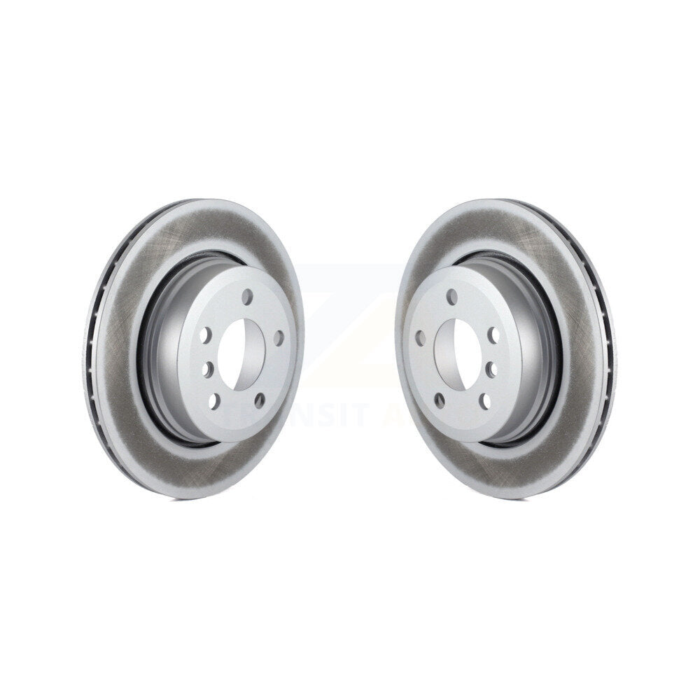 Coated Disc Brake Rotors Rear Pair For 2004-2010 BMW X3