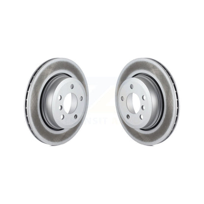 Coated Disc Brake Rotors Rear Pair For 2004-2010 BMW X3