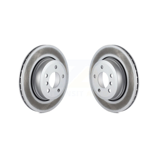 Coated Disc Brake Rotors Rear Pair For 2004-2010 BMW X3